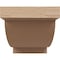 Ekena Millwork 9"W x 18"D x 9"H Wide Alpine Rough Cedar Woodgrain TimberThane Corbel, Primed Tan CORUR09X18X09ALPRCPR - alternate 2